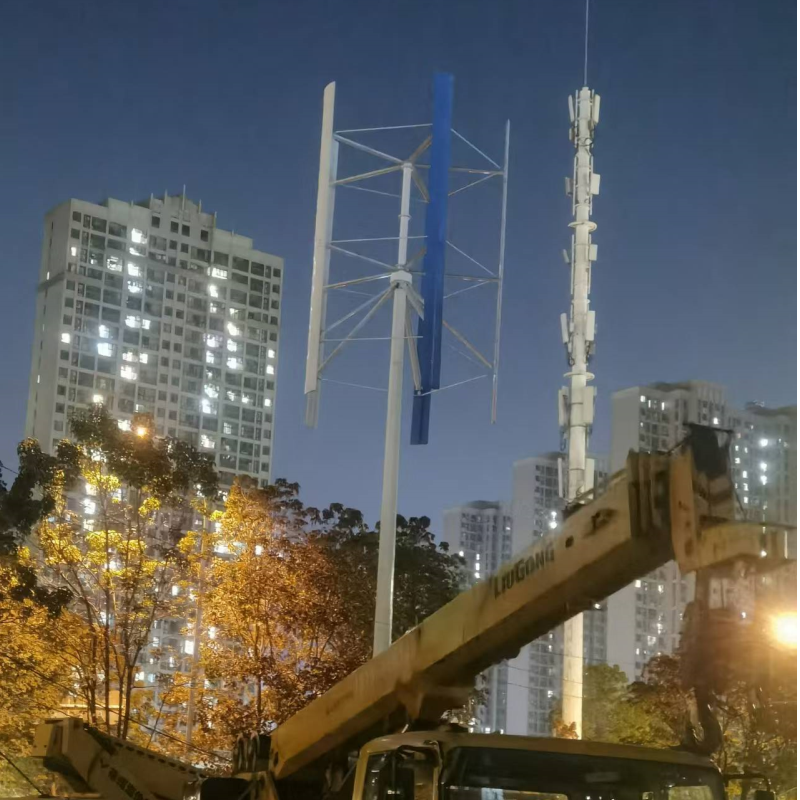 H型風(fēng)力發(fā)電機(jī)城市道路應(yīng)用